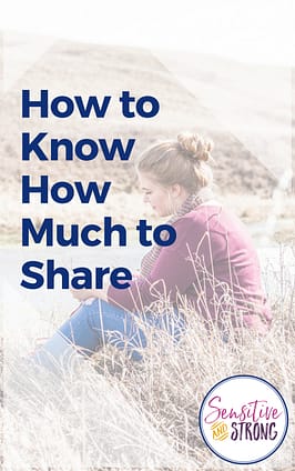 How to Know How Much to Share