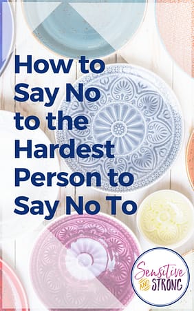 How to Say No to the Hardest Person to Say No To