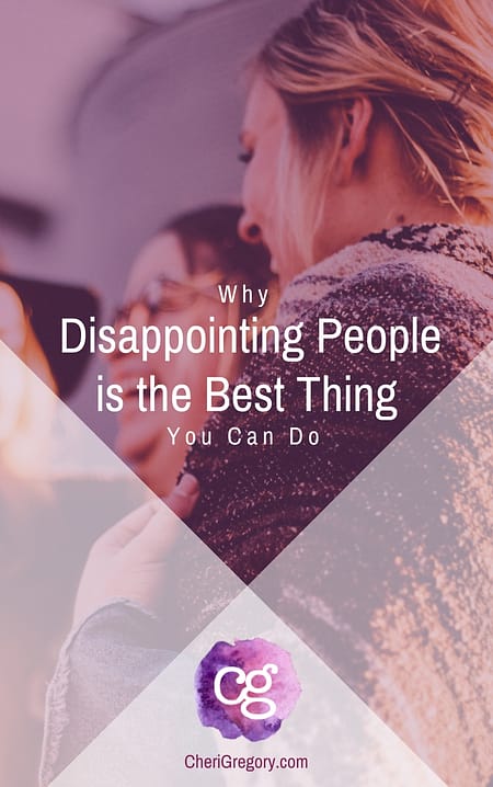disappointing people