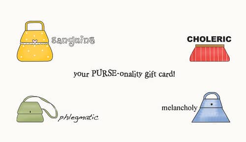 PURSE-onal Gift Card Front