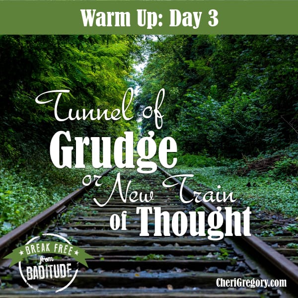 Warm-Up Day 3: Tunnel of Grudge or New Train of Thought?