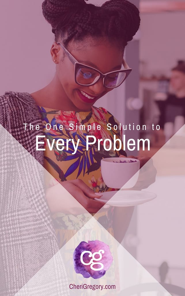 The One Simple Solution to Every Problem verses about gratitude