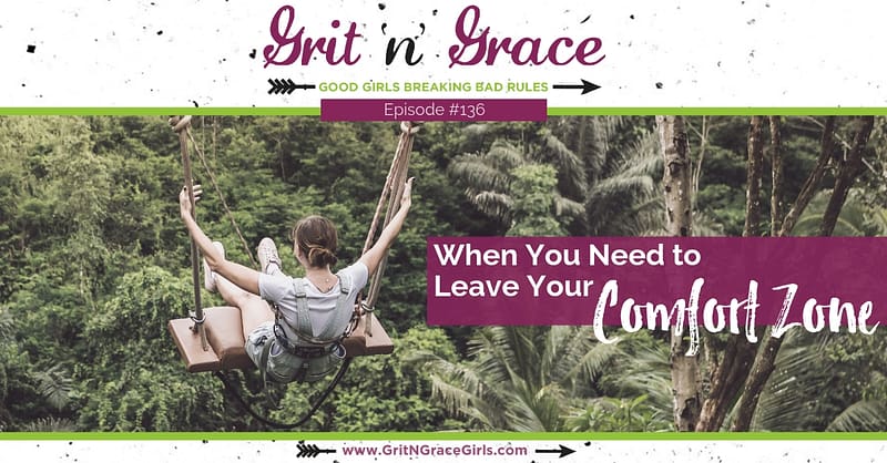 young woman swinging above a jungle chasm leave your comfort zone